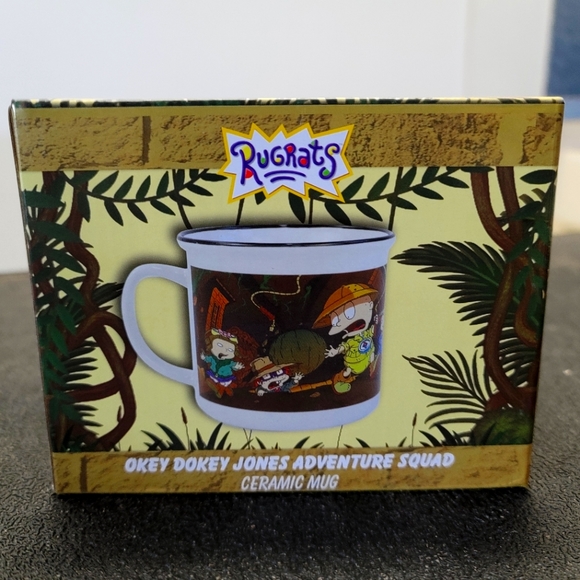 Nickelodeon Rugrats Okey Dokey Jones Adventure Squad Camp Mug - Picture 1 of 5